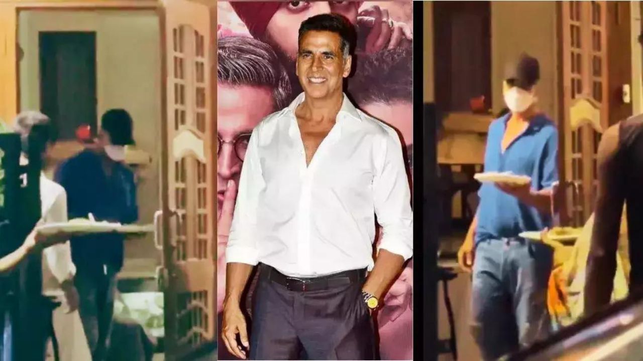 फिल्म 'Khel Khel Mein' की रिलीज से पहले Akshay Kumar ने की नेकदिली, घर के बाहर जरूरतमंदों को खिलाया खाना